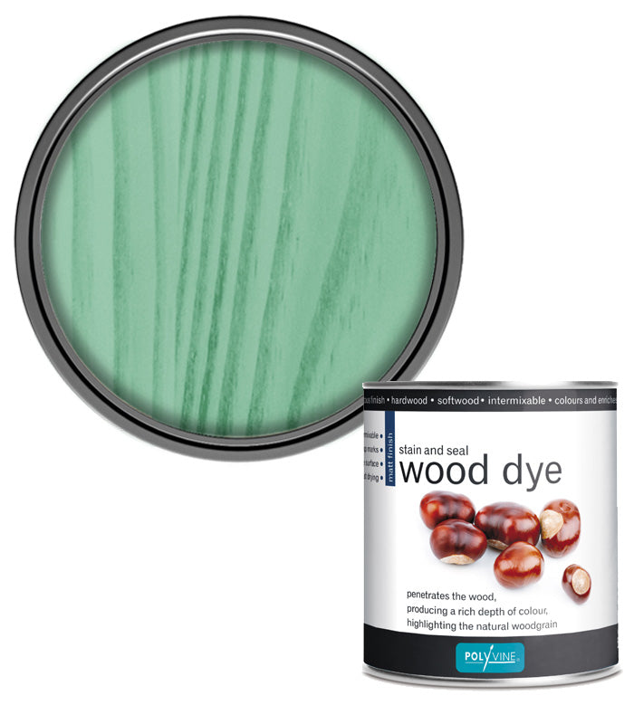 Polyvine - Wood Dye Colour - Green - 500ml