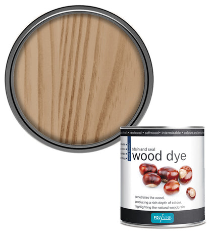 Polyvine - Wood Dye Colour - Teak - 500ml