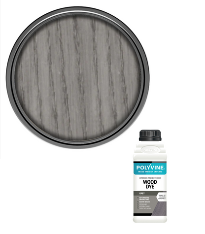 Polyvine - Wood Dye Colour - Grey - 100ml
