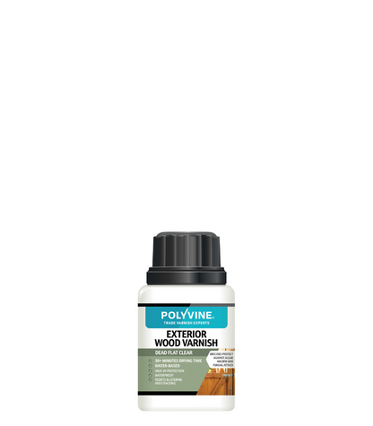 Polyvine - Exterior Wood Varnish - Dead Flat - 100ml