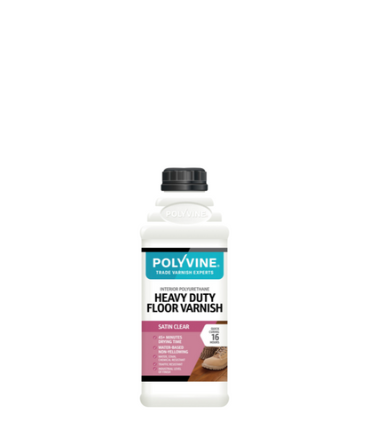 Polyvine - Heavy Duty Floor Varnish - Satin - 1 Litre