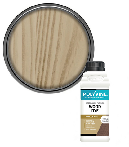 Polyvine - Wood Dye Colour - Antique Pine - 500ml