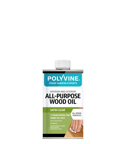 Polyvine Wood Oil - Interior and Exterior - 500ml