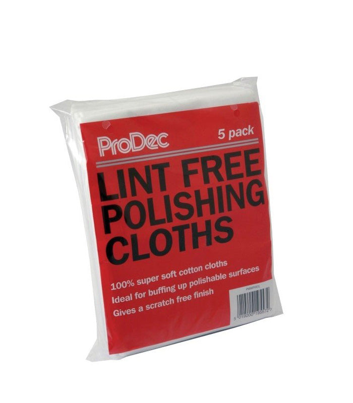 ProDec Lint Free Cloths - 5 Pack