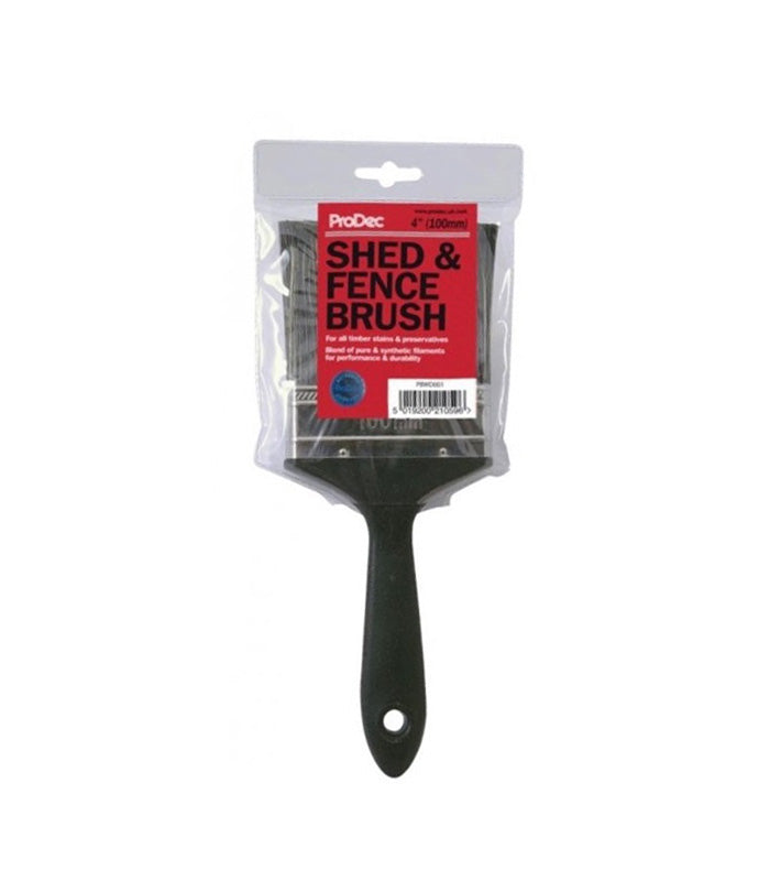ProDec Flat Shed and Fence Paint Brush - 4 Inch