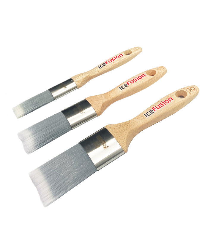 ProDec Ice Fusion Oval Synthetic 3 Pack Brush Set