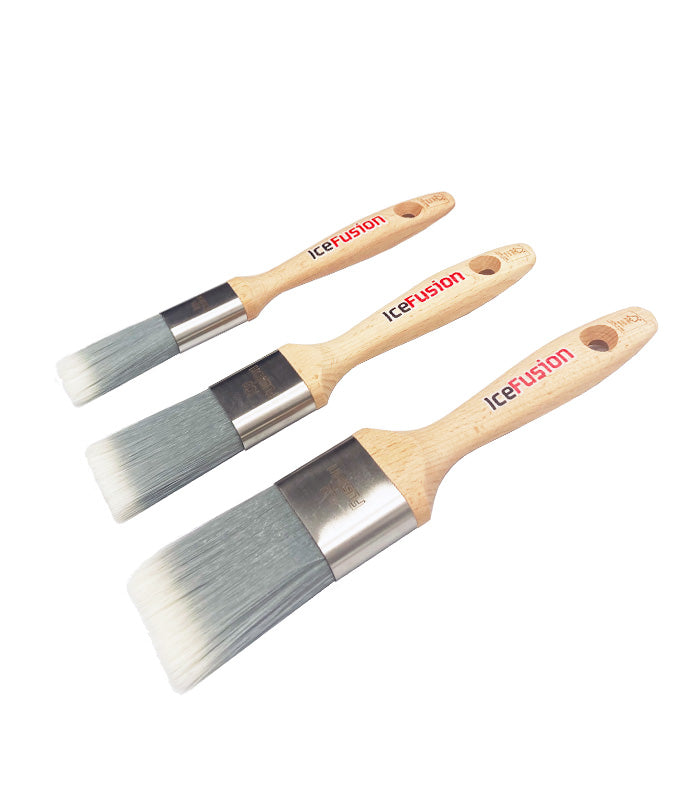 ProDec Ice Fusion Synthetic 3 Pack Brush Set - 1" 1.5" and 2"