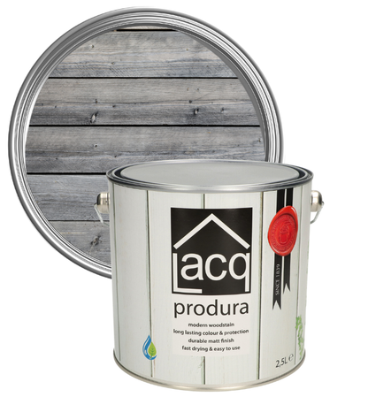 Lacq Produra Superior Wood Protector - Anthracite - 2.5 Litre