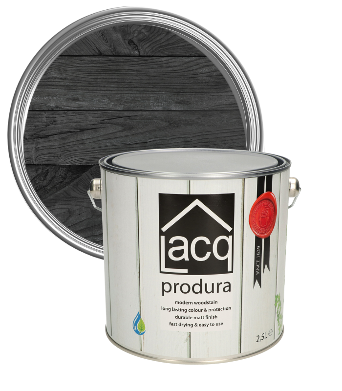 Lacq Produra Superior Wood Protector - Black - 2.5 Litre