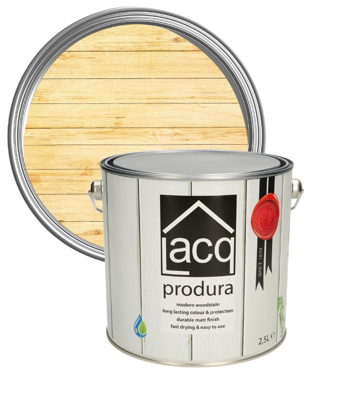 Lacq Produra Superior Wood Protector - Natural - 2.5 Litre