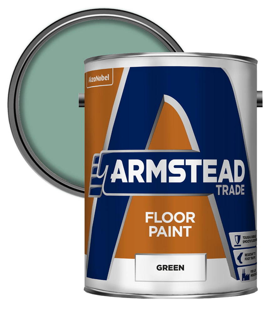 Armstead Trade Floor Paint - Green - 5 Litre