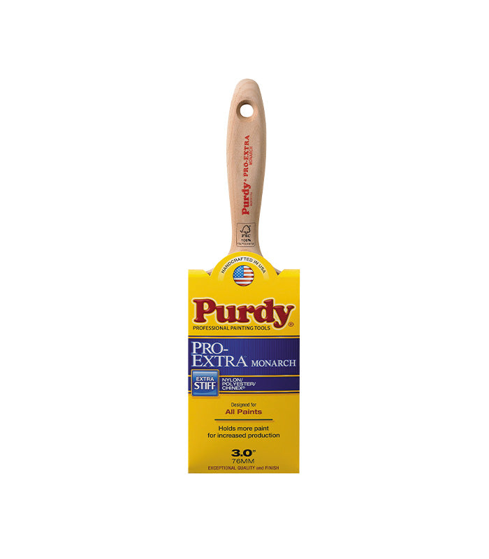 Purdy Pro-Extra Monarch Paint Brush - For All Paints and Stains - 3 Inch
