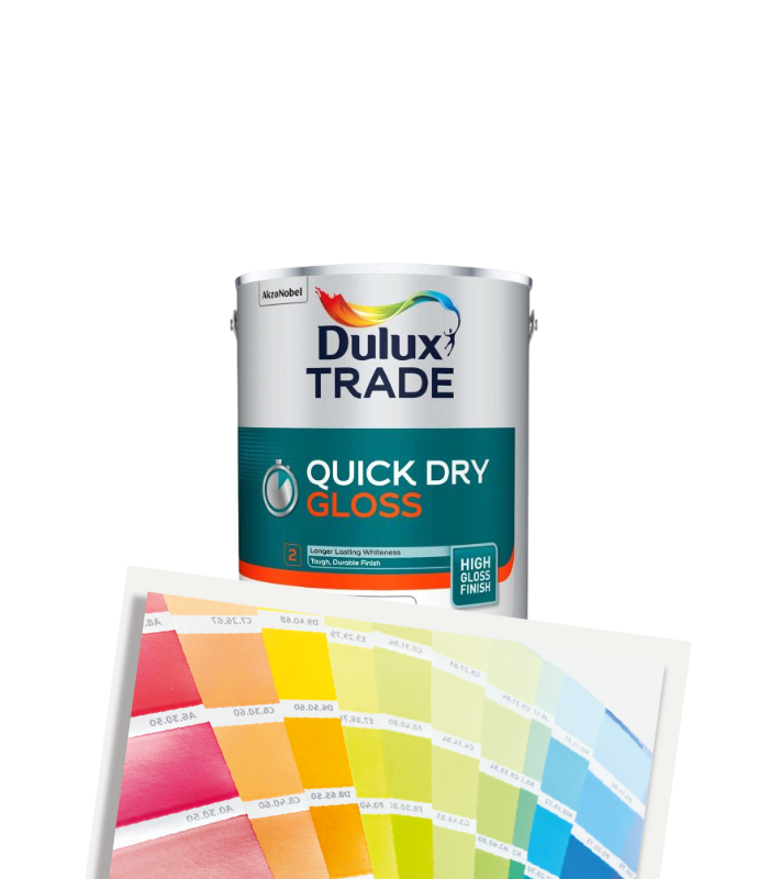 Dulux Trade Quick Dry Gloss 1L - Tinted Mixed Colour