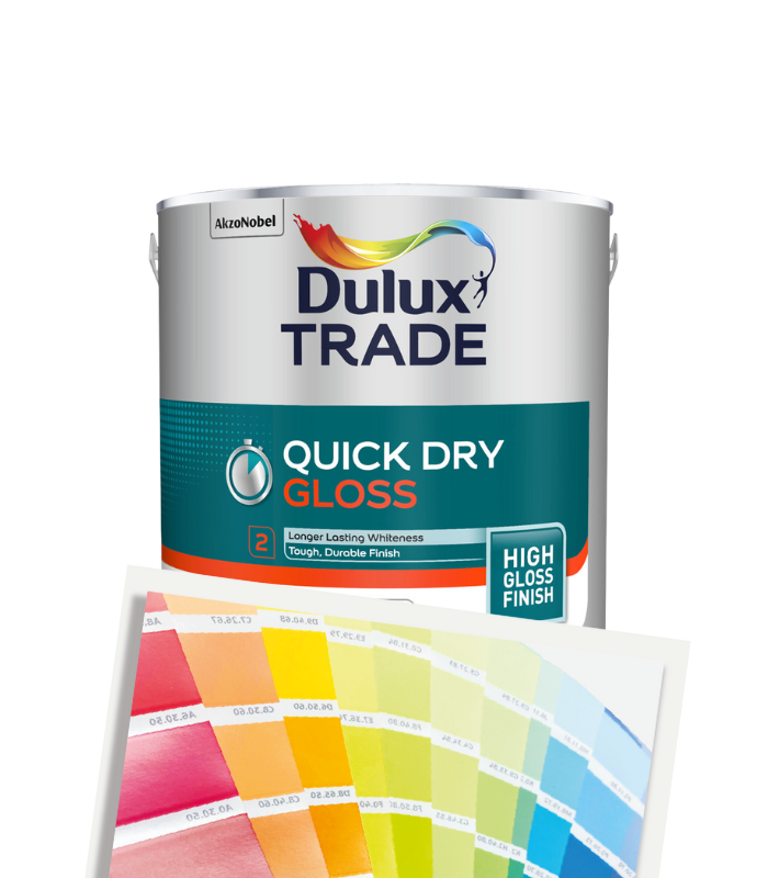 Dulux Trade Quick Dry Gloss 2.5L - Tinted Mixed Colour