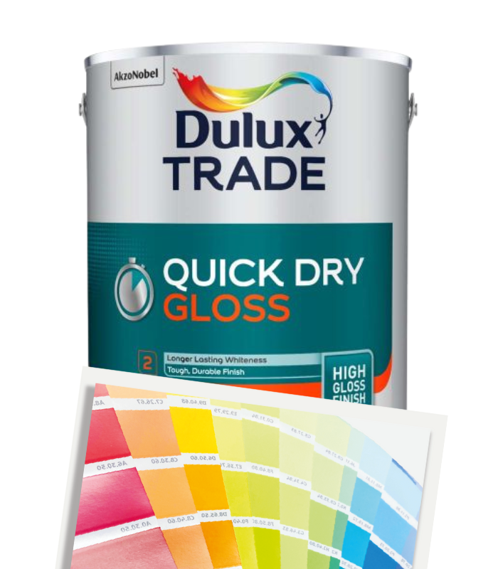 Dulux Trade Quick Dry Gloss 5L - Tinted Mixed Colour