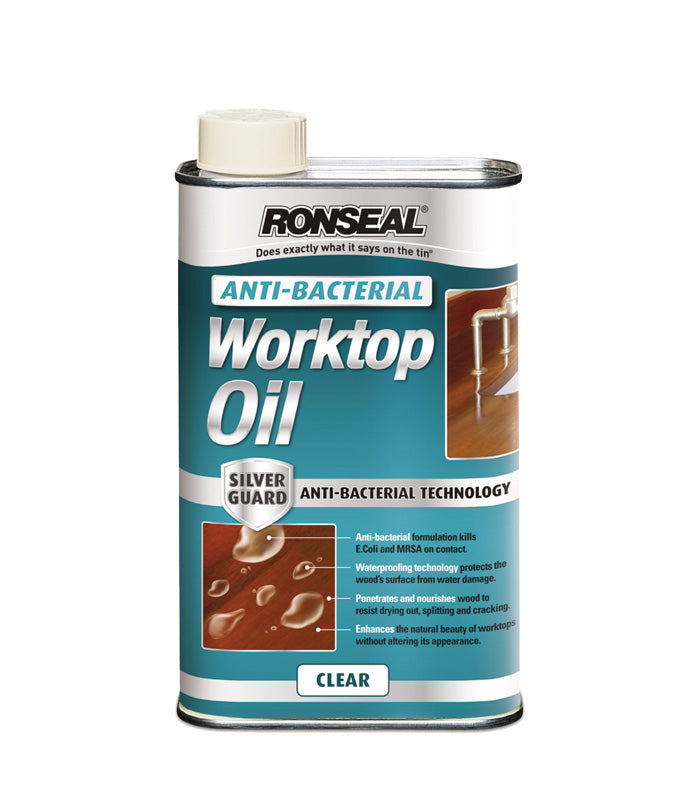 Ronseal Anti Bacterial Worktop Oil - 1L