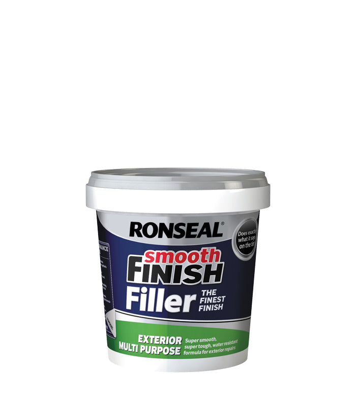 Ronseal Exterior Multi Purpose Wall Filler - Ready Mixed - Grey - 1.2 Kg