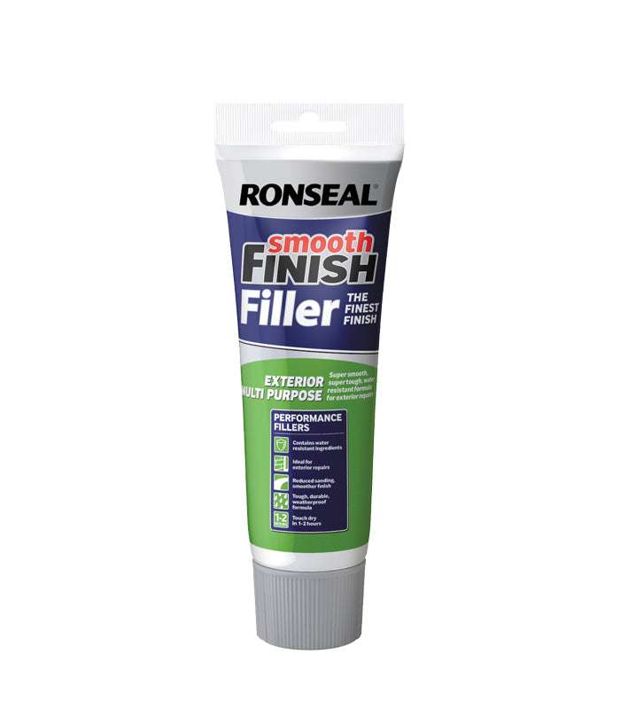 Ronseal Exterior Multi Purpose Wall Filler - Ready Mixed - Grey - 330g