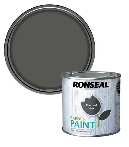 Ronseal Garden Paint - Charcoal Grey - 250ml
