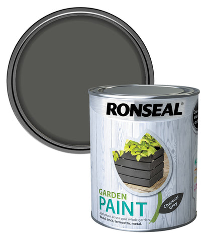 Ronseal Garden Paint - Charcoal Grey - 750ml