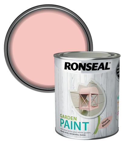 Ronseal Garden Paint - Cherry Blossom - 750ml