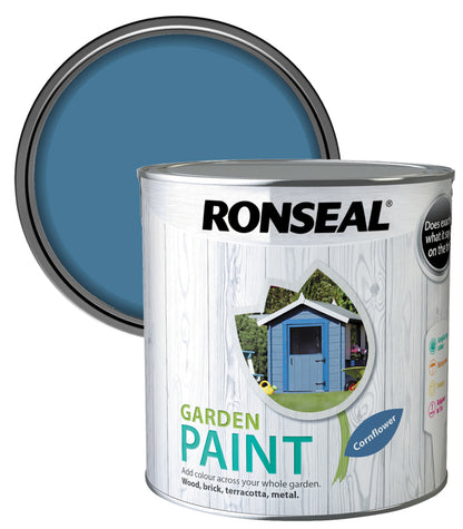 Ronseal Garden Paint - Cornflower - 2.5 Litre