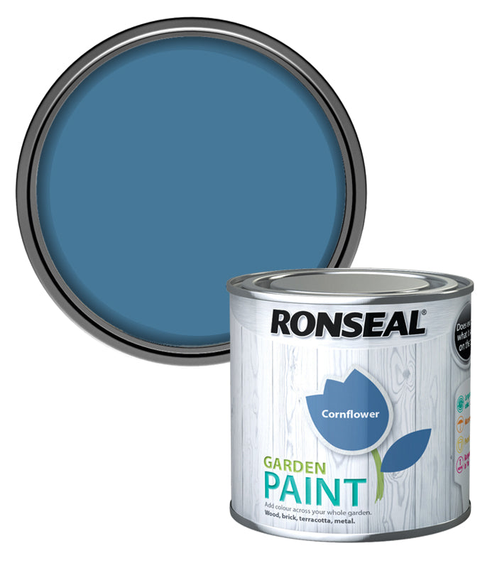 Ronseal Garden Paint - Cornflower - 250ml
