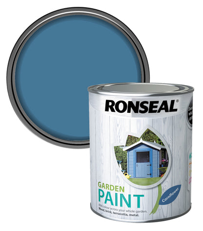 Ronseal Garden Paint - Cornflower - 750ml