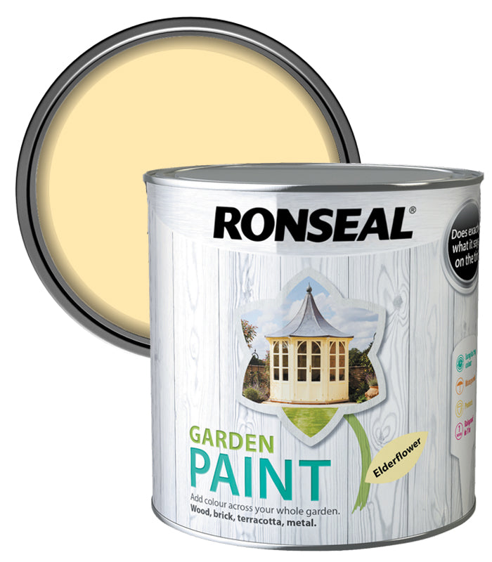 Ronseal Garden Paint - Elderflower - 2.5 Litre