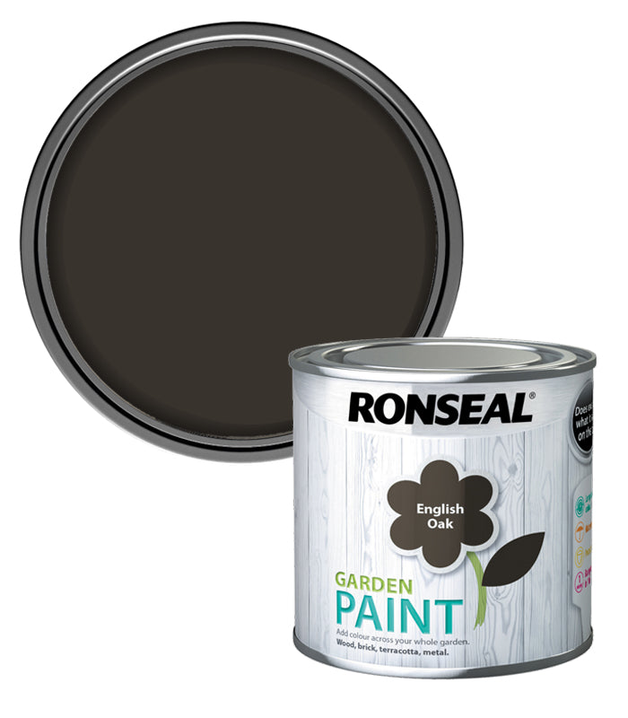 Ronseal Garden Paint - English Oak - 250ml