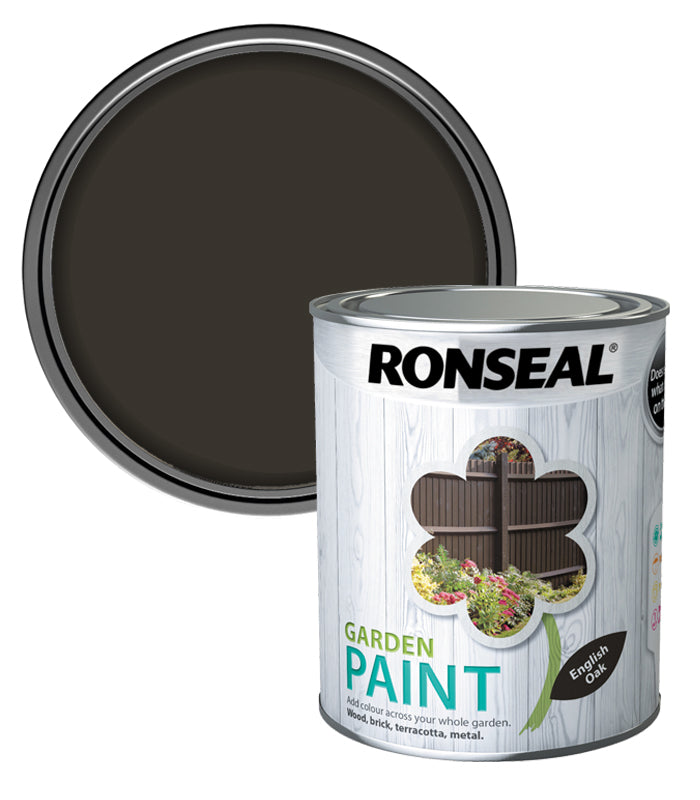 Ronseal Garden Paint - English Oak - 750ml