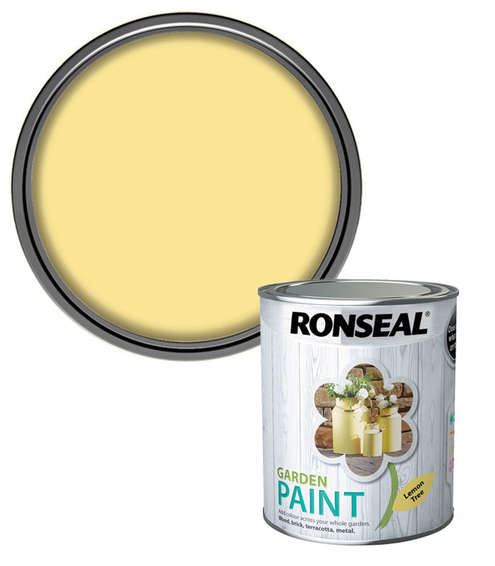 Ronseal Garden Paint - Lemon Tree - 750ml