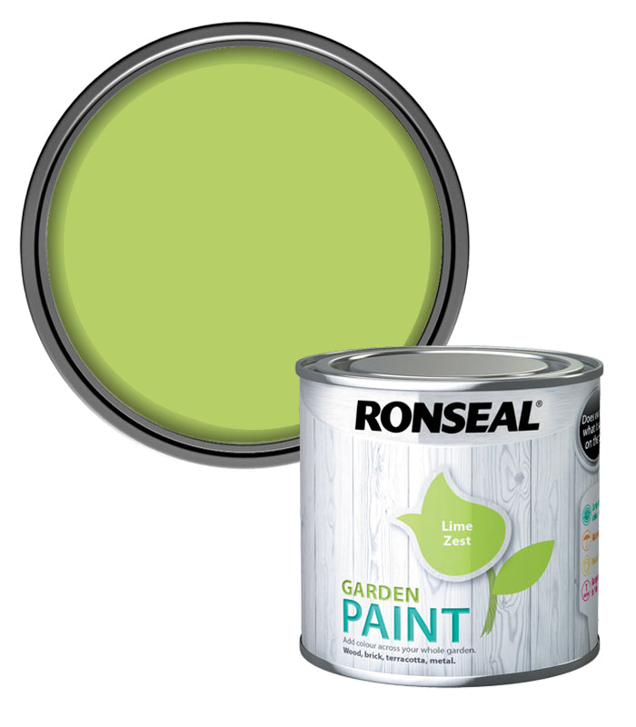 Ronseal Garden Paint - Lime Zest - 250ml