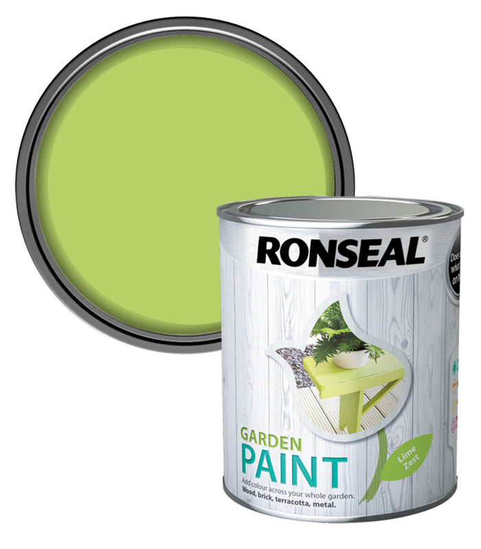 Ronseal Garden Paint - Lime Zest - 750ml