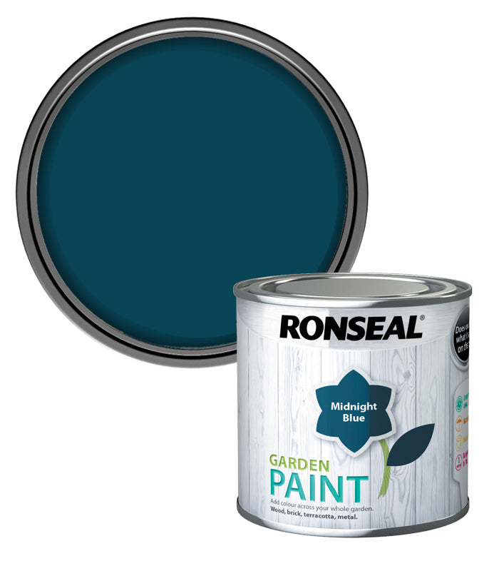 Ronseal Garden Paint - Midnight Blue - 250ml