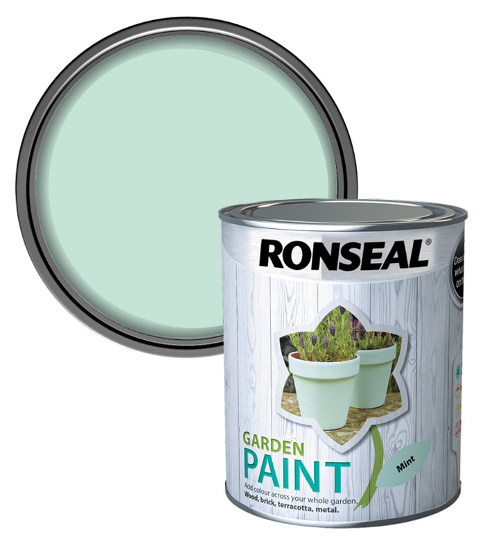 Ronseal Garden Paint - Mint - 750ml