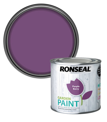 Ronseal Garden Paint - Purple Berry - 250ml
