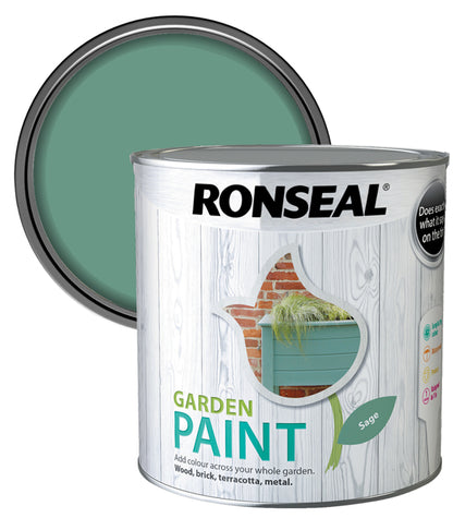 Ronseal Garden Paint - Sage - 2.5 Litre