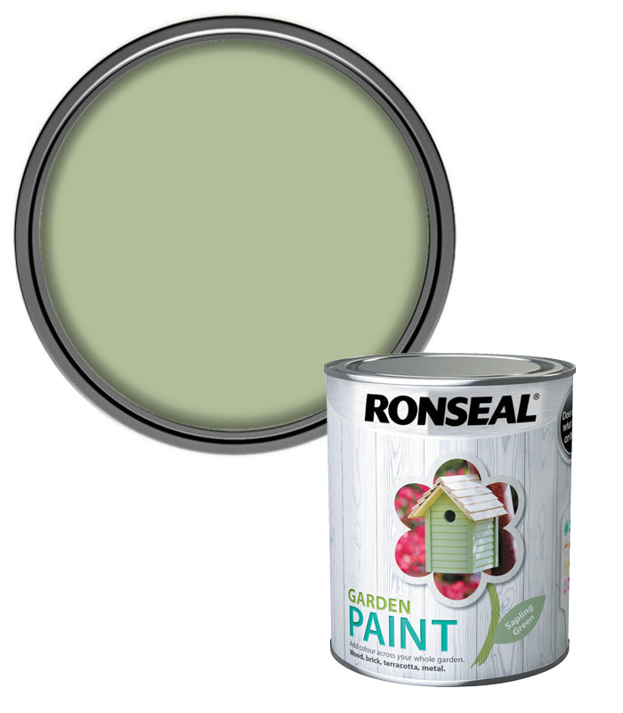 Ronseal Garden Paint - Sappling Green - 750ml