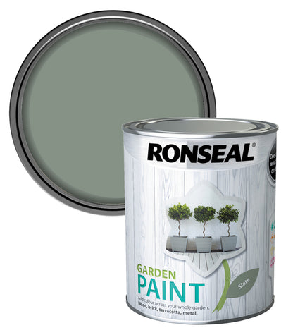 Ronseal Garden Paint - Slate - 750ml