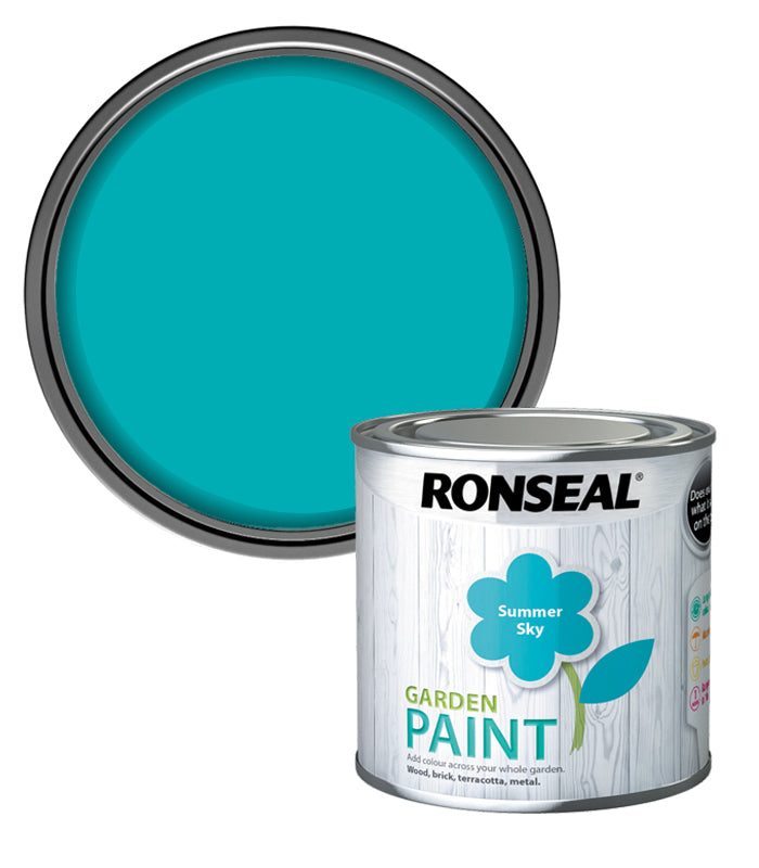 Ronseal Garden Paint - Summer Sky - 250ml