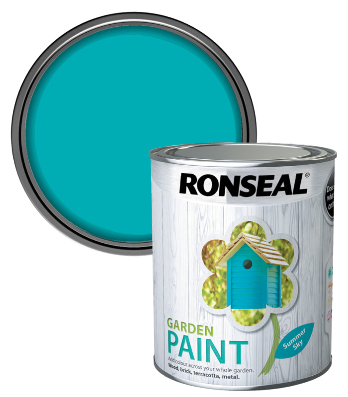 Ronseal Garden Paint - Summer Sky - 750ml