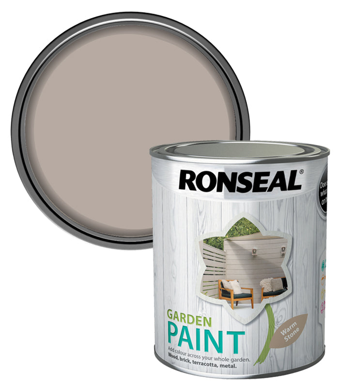 Ronseal Garden Paint - Warm Stone - 750ml