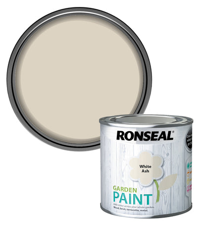 Ronseal Garden Paint - White Ash - 250ml