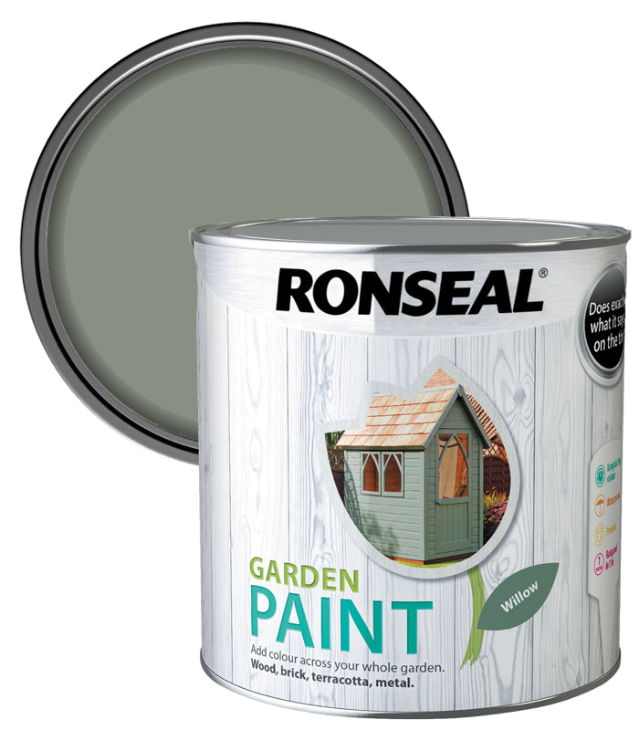 Ronseal Garden Paint - Willow - 2.5 Litre