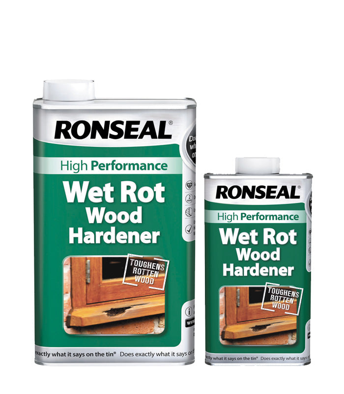 Ronseal Wet Rot Wood Hardner - 500ml or 250ml