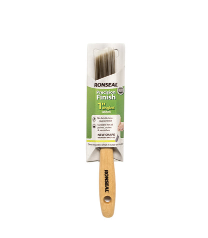 Ronseal Precision Finish Brush - 1 Inch Angled