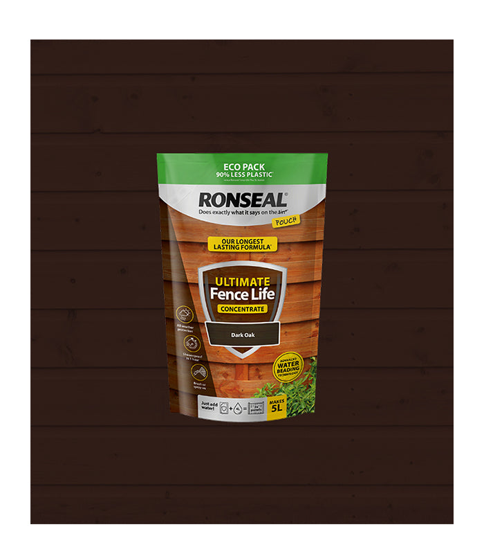 Ronseal Ultimate Fence Life Concentrate - 950ml - Dark Oak