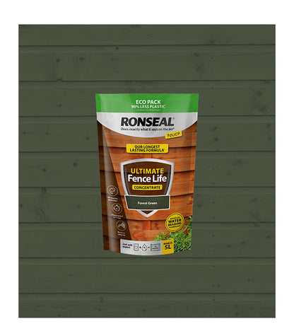 Ronseal Ultimate Fence Life Concentrate - 950ml - Forest Green