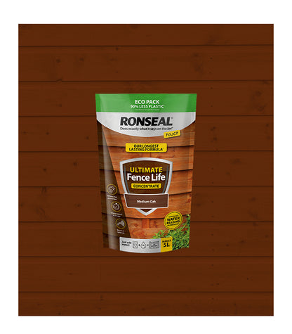 Ronseal Ultimate Fence Life Concentrate - 950ml - Medium Oak